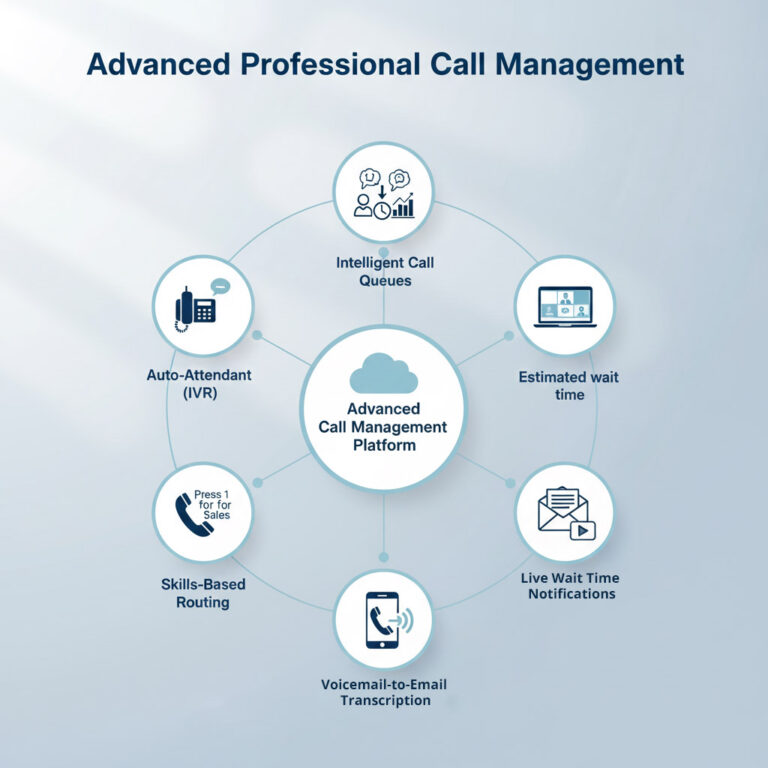 Advanced professional call management system for business communication